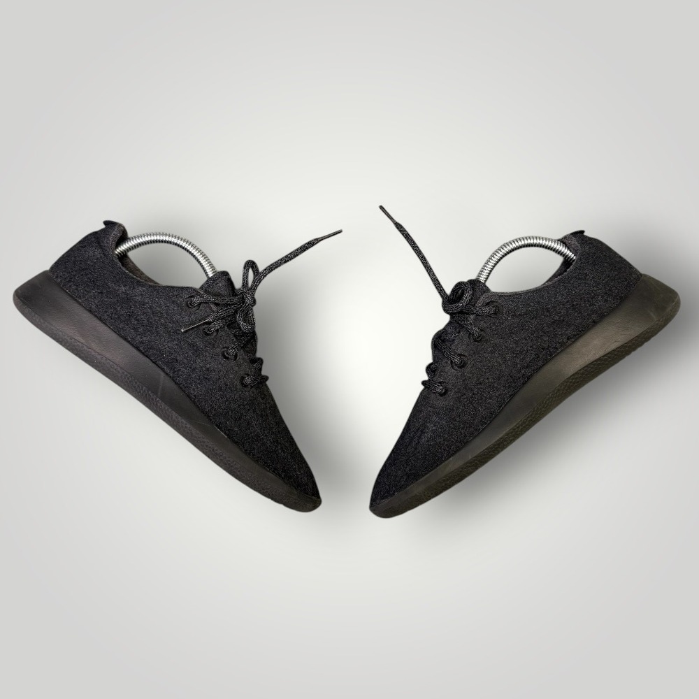 Allbirds Women Wool Runners True Black Sneakers Size 9 Sustainable Merino Wool